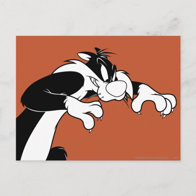 SYLVESTER™ Prowling Postkarte (Vorderseite)