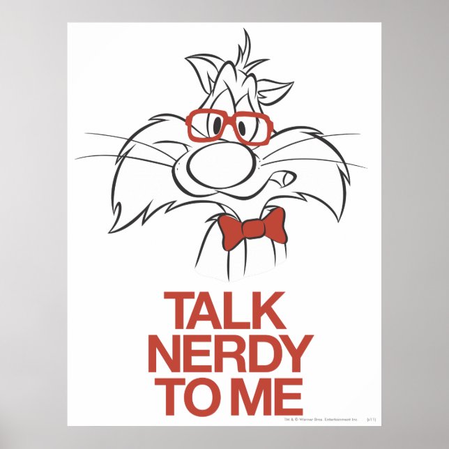 SYLVESTER™ - Sprechen Sie Nerdy mit mir Poster (Vorne)