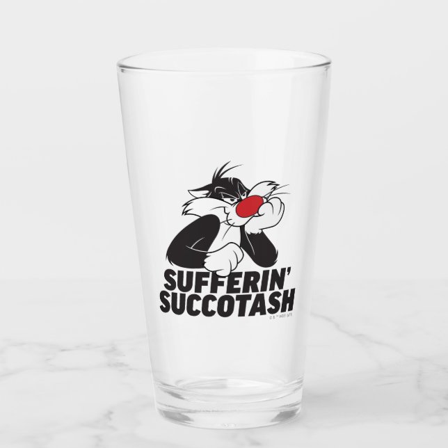SYLVESTER™ "Sufferin' Succotash" Sulfit Glas (Vorderseite)