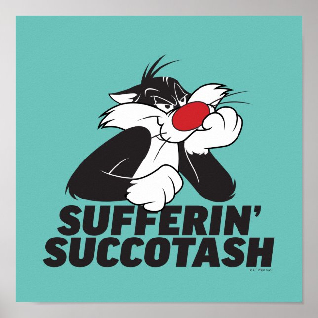 SYLVESTER™ "Sufferin' Succotash" Sulfit Poster (Vorne)
