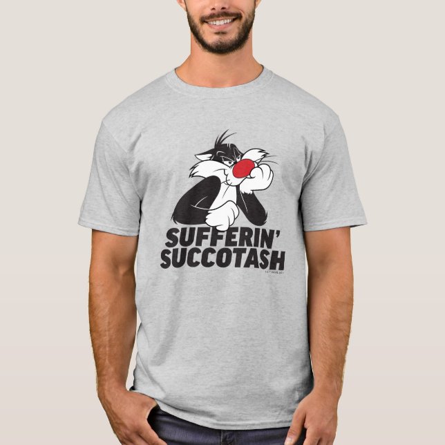 SYLVESTER™ "Sufferin' Succotash" Sulfit T-Shirt (Vorderseite)