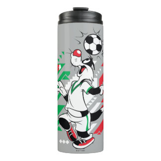 SYLVESTER™ Team Italien Fußball-Grafik Thermosbecher