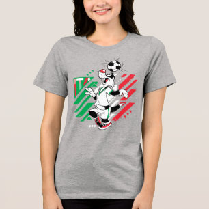 SYLVESTER™ Team Italien Fußball-Grafik Tri-Blend Shirt