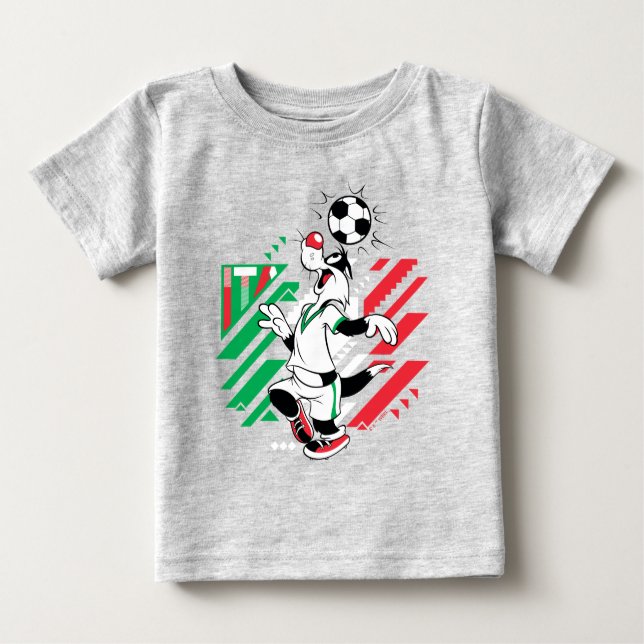 SYLVESTER™ Team Italy Soccer Graphic Baby T-shirt (Vorderseite)