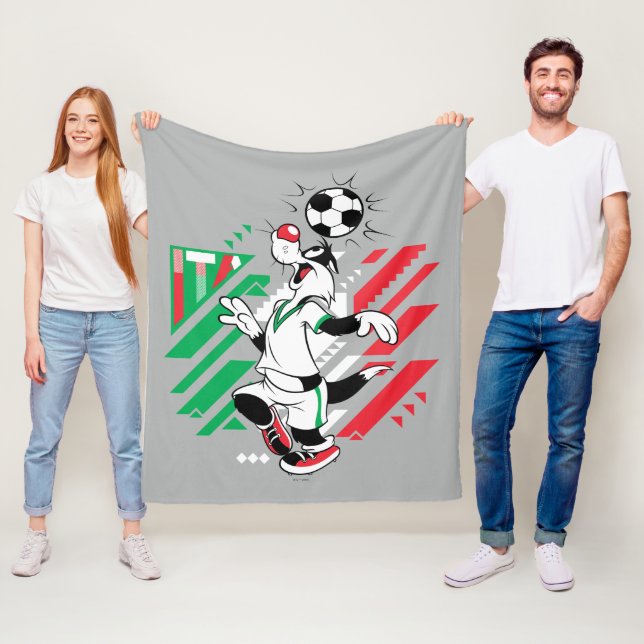 SYLVESTER™ Team Italy Soccer Graphic Fleecedecke (Beispiel)