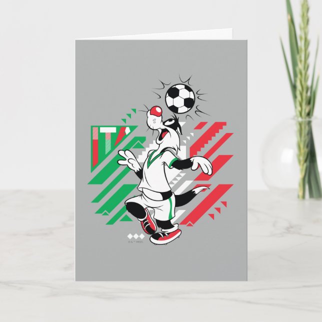 SYLVESTER™ Team Italy Soccer Graphic Karte (Vorderseite)