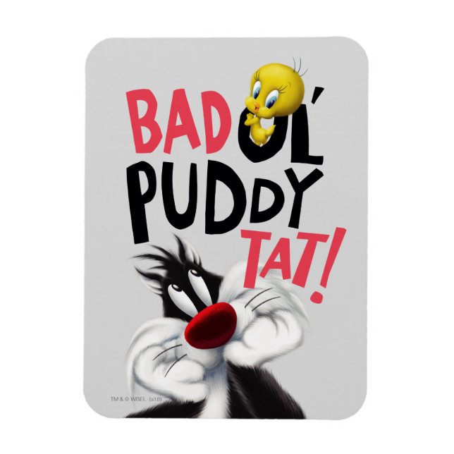 SYLVESTER™ & TWEETY™ - Bad Ol'Puddy-Tat Magnet (Vertikal)