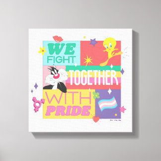 SYLVESTER™ & TWEETY™| We Fight Together With Pride Leinwanddruck