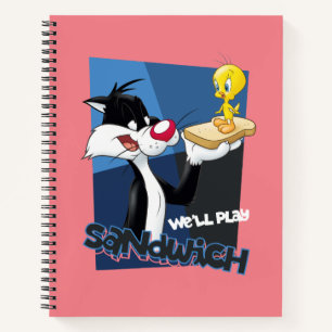 SYLVESTER™ & TWEETY™ "We'll Play Sandwich" Notizbuch