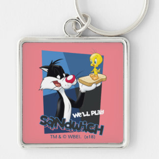 SYLVESTER™ & TWEETY™ "We'll Play Sandwich" Schlüsselanhänger