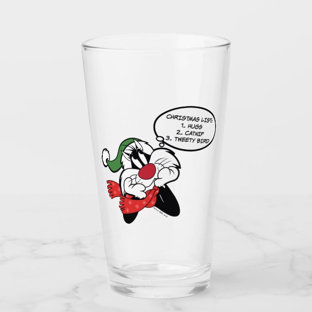 SYLVESTER™ Weihnachtsgedanken Glas (Vorderseite)