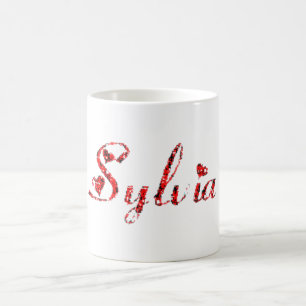 Sylvia-Name Tasse