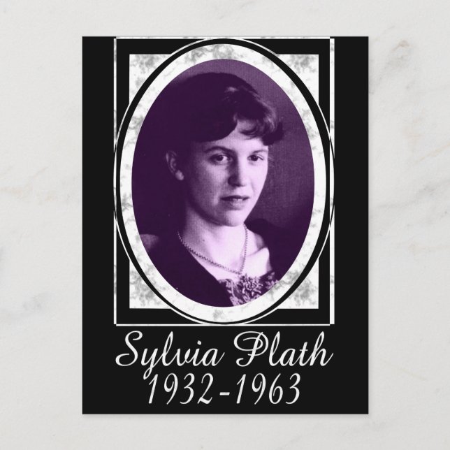 Sylvia Plath Postkarte (Vorderseite)