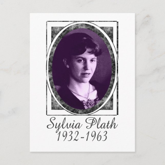 Sylvia Plath Postkarte (Vorderseite)