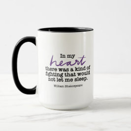 SylviasStory Shakespeare Tasse zweitfarbig