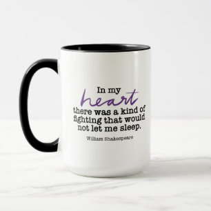 SylviasStory Shakespeare Tasse zweitfarbig