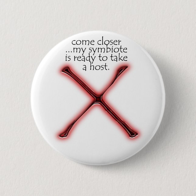 Symbiote Beutel Button (Vorderseite)
