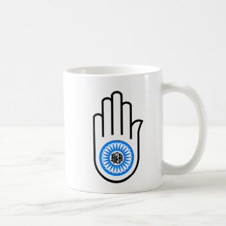 Symbol Ahimsa Hindu Buddhist Jainist Jainism Hand Kaffeetasse