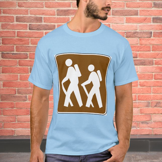 Symbol-Aktivität des Wandergebiets T-Shirt (Von Creator hochgeladen)