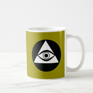 Symbol: Alles sehende Auge Tasse
