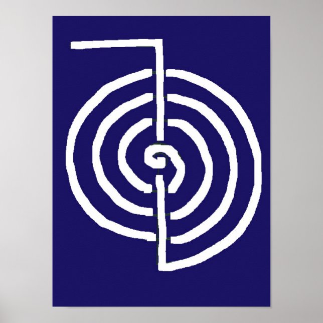 SYMBOL ART 2014 - Reiki Master Practice Poster (Vorne)