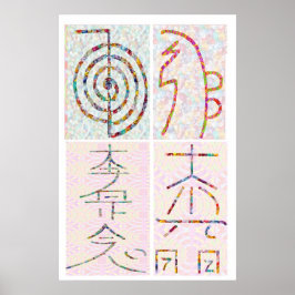 SYMBOL ART 2014 - Reiki Master Practice Poster