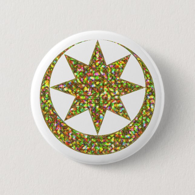 Symbol Astarte Ishtar Button (Vorderseite)