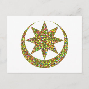 Symbol Astarte Ishtar Postkarte