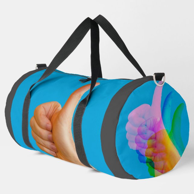 Symbol auf der Mülltüte Duffle Bag (Linke Ecke)