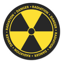 Symbol-Aufkleber für Gelb und Schwarz