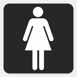 Symbol-Aufkleber Quadratischer Aufkleber