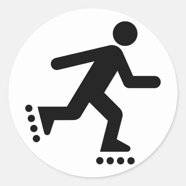 Symbol-Aufkleber Runder Aufkleber (Vorderseite)