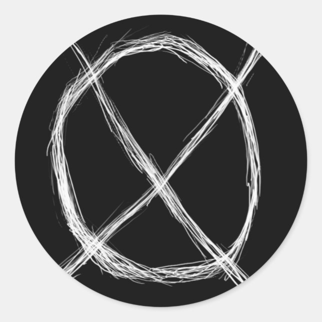 Symbol-Aufkleber Runder Aufkleber (Vorderseite)