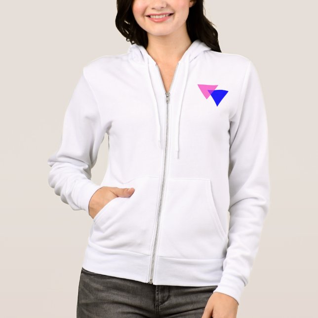 Symbol Bisexualität Hoodie (Vorderseite)