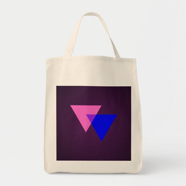 Symbol Bisexualität Tragetasche (Vorne)