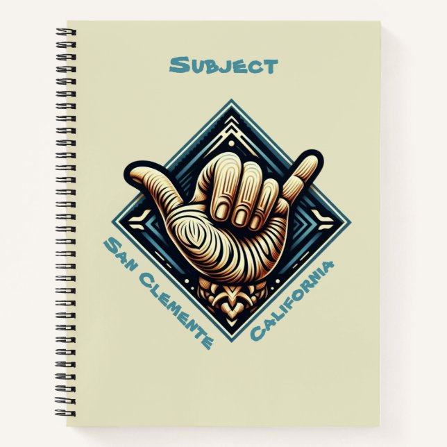 Symbol der Hand Notizbuch (Vorderseite)