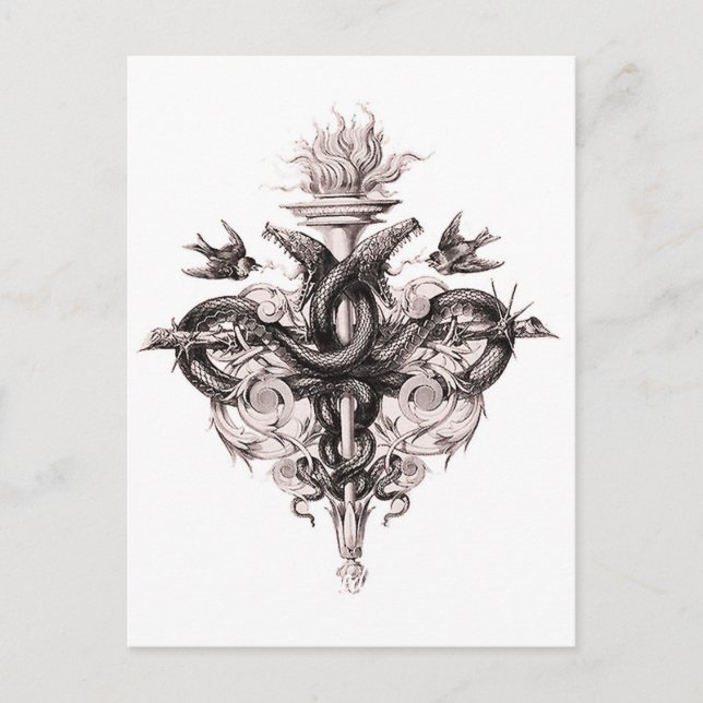 Symbol der Postkarte (Vorderseite)