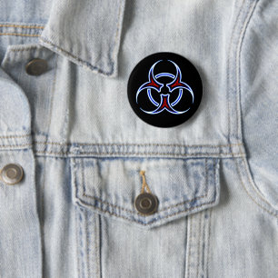 Symbol der Tribal-Biogefährdung Button