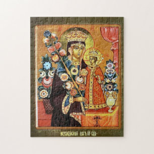 Symbol der unverblassten Blume der Gottesmutter Puzzle