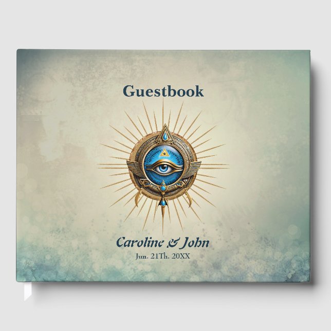 Symbol des ägyptischen Sehens, Gästebuch (Vorderseite)