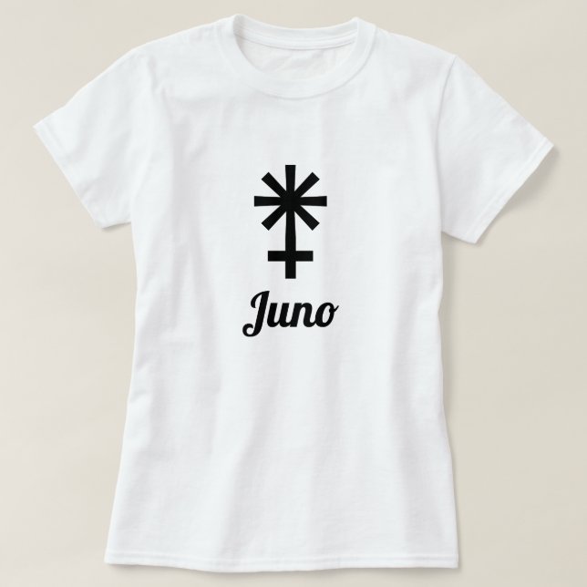 ⚵ Symbol des Asteroiden Juno T-Shirt (Design vorne)