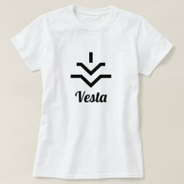 ⚶ Symbol des Asteroiden Vesta T-Shirt