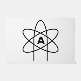 Symbol des Atheismus (Atom Emblem) Fußmatte