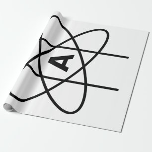 Symbol des Atheismus (Atom Emblem) Geschenkpapier