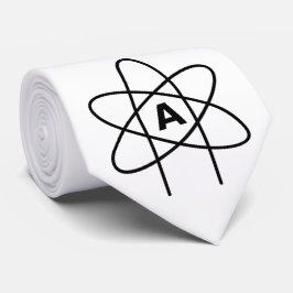 Symbol des Atheismus (Atom Emblem) Krawatte