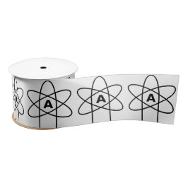 Symbol des Atheismus (Atom Emblem) Satinband