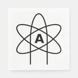 Symbol des Atheismus (Atom Emblem) Serviette