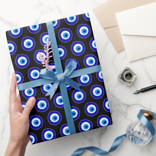 Symbol des bösen Auges Geschenkpapier (Schenken)