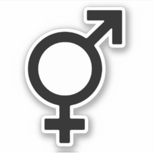 Symbol des Geschlechts Aufkleber
