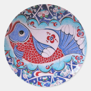 Symbol des Glücks / Kunst des Films Runder Aufkleber